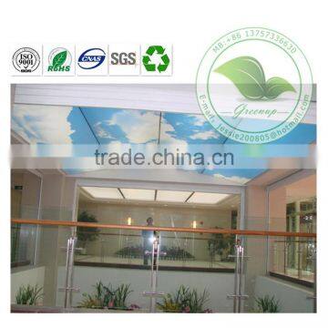 Cloud Surface PVC Stretch Decorative Films For Ceiling