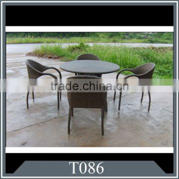 Outdoor table and chair with fashion style 2012