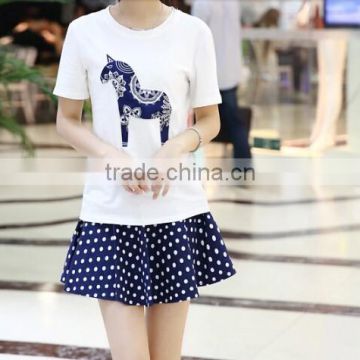 latest girls fashion summer tee shirt printing factory quality casual lady t shirt manufacturers turkey