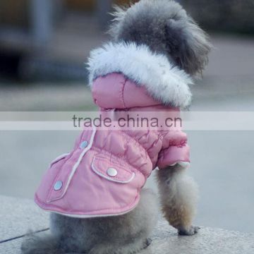 nice high quality latest heavy winter fleece fur dog coat