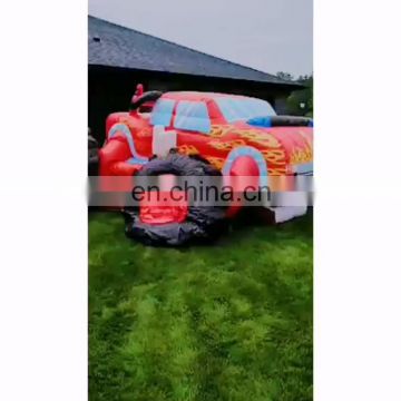 fire truck inflatable monster truck inflatable jumping jumper bouncy castle bouncer construction truck bounce house