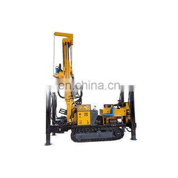 350m deep high power crawler trailer mounted  portable hydraulic water well drilling rig/water drilling machine