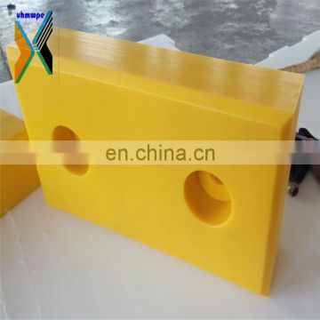 color plastic HDPE blocks for machine parts or construction