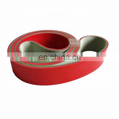 2440x50x5 Red Rubber Coating PVC Conveyor Belt