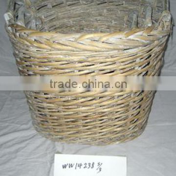 natural wicker firewood baskets quality good