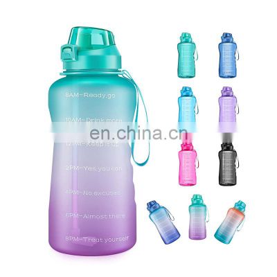 drinking protein sports shaker bottle Customized logo portable BPA Free blank 2l bottles fitness