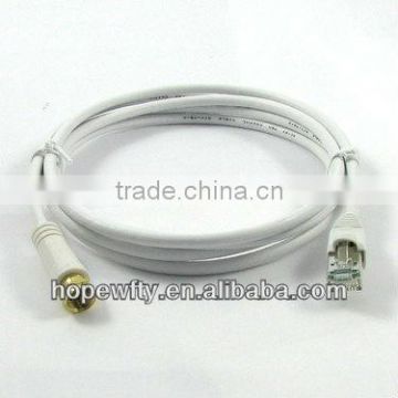 CATV PATCH CORD WITH INTEGRATED BALUN