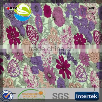 2015 hot sale flower printed poplin fabric characteristics