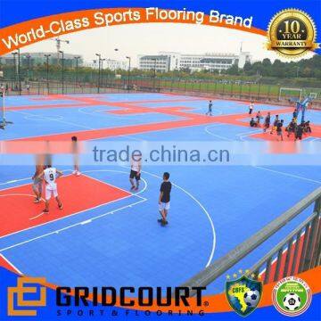 interlocking tiles for basketball