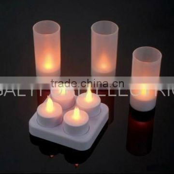 Led Rechargable candles - 4pcs