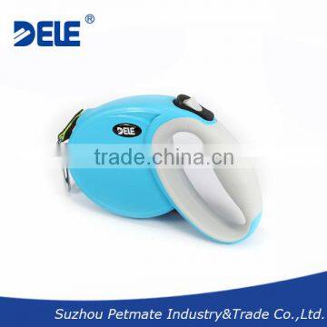 2015 new design pet products chew proof retractable dog leash