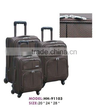 2012 newest 1680D ployester black Business trolley luggage