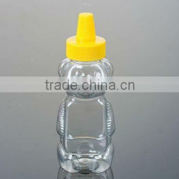 Food grade plastic Needle mouth cap food bottle,squeeze bottle,yellow cap bottle