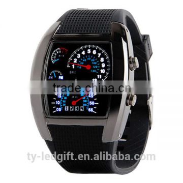 led silicone wrist watch waterproof led new design led watch