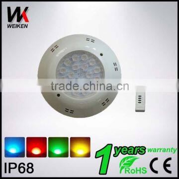 Swimming Pool LED Light Multi-color ip68 12V 54w LED Underwater Wireless Light