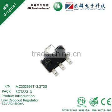 Genuine original MC33269ST-3.3T3G SOT223-3 Low Dropout Regulator 3.3V