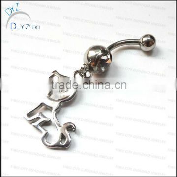 animal navel rings cute navel belly button rings piercing body jewelry