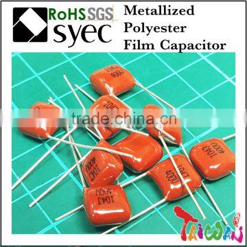 Capacitor Manufacturer MEF 563J 400V Metallized Polyester Film Capacitor