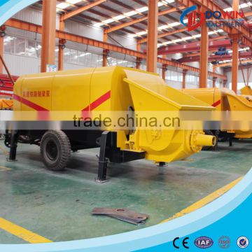 60m3/h electric motor trailer concrete pump used in India