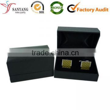 Plain simple small decoration package box for cuff link OEM