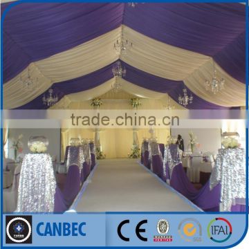 extendable frame wedding roof lights tent with chairs
