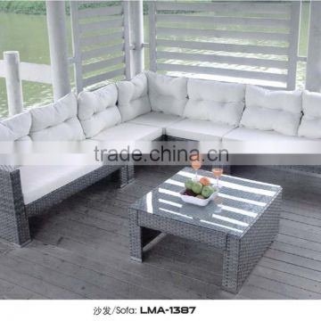 2016 new style sofa patio furniture sofa outdoor rattan garden furniture