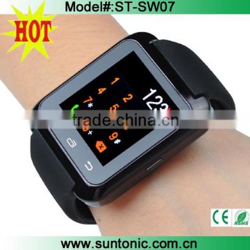 Waterproof touched screen smart watch mobile phone