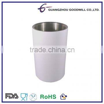 2.0L Stainless Steel double wall wine ice bucket with coating