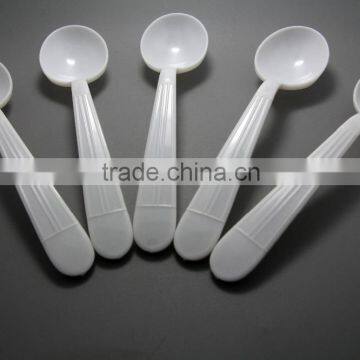 Hot sale disposable white tableware plastic cup soup spoon