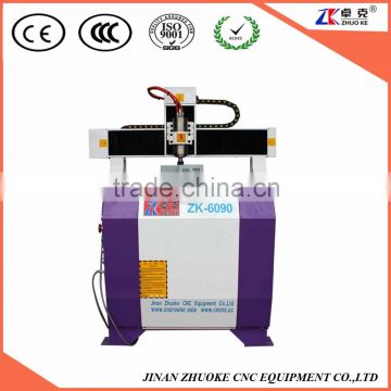 Small Size 4 Axis Advertising CNC Router Machine ZK-6090 For Wood Acrylic MDF With PCI NcStudio Controller