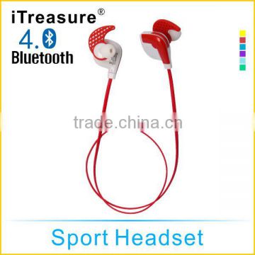 iTreasure neckband style noise cancelling stereo bluetooth headset