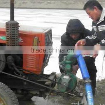 irrigation pump set, connected with belt transmission tractor