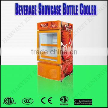 126L SupperMarket 1 Glass Door Display Beverage Cooler & Freezer Beverage Showcase Bottle Cooler
