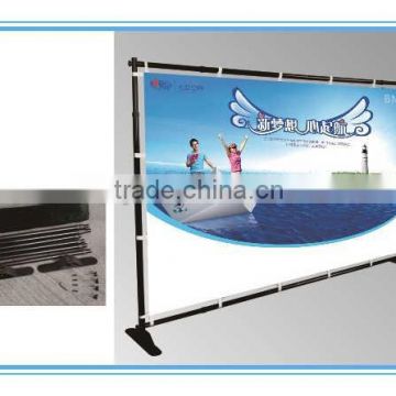large scale backwall telescopic banner stand