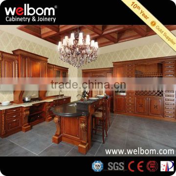 Solid Wood Kitchen Pantry Cabinets With Plywood Carcass