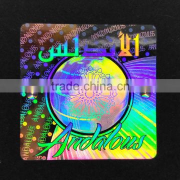 Adhesive Sticker Type and PET Material custom hologram sticker