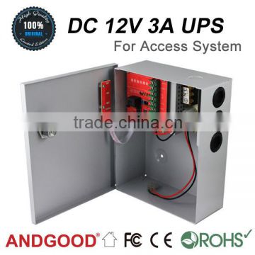 SIHD1203-01KB 12v 3amp access control power supply with backup