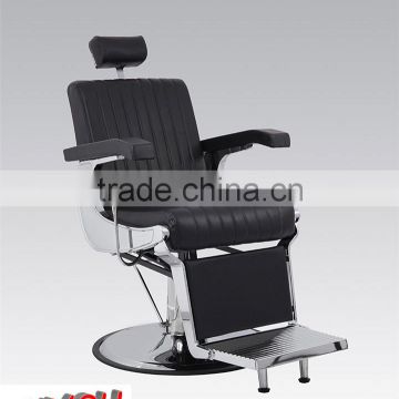 Stainless steel armrest barber chair hydraulic pump for sale