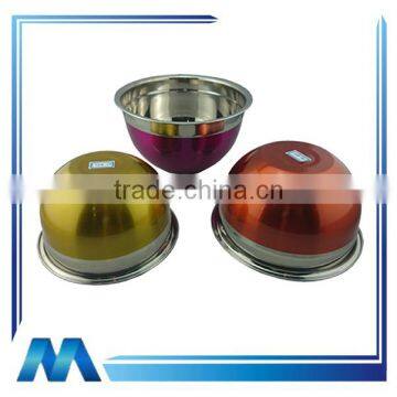 high quality mixing stainless steel salad bowl mixing bowl serving bowl