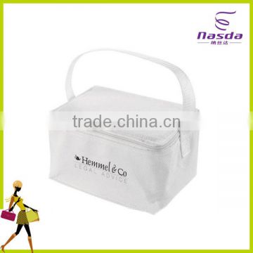white non-woven fabric cooler bag for frozen food