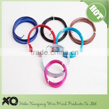aluminium wire 2mm colored coated 3m/roll or 5m/roll