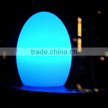 remote control waterproof color changing led egg lamp made in China