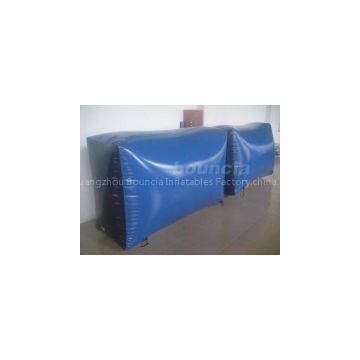 Blue Inflatable Paintball Bunker BUN10 with Flexible and Durable Anchor Strings
