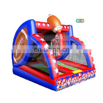 commercial inflatable air football toss shot target game kit for sale