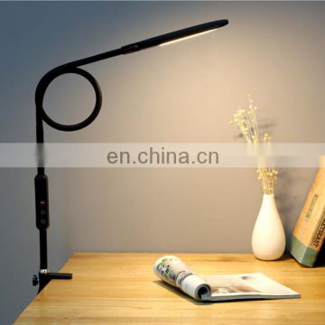 Eye-Protection LED desk  Lamp 3 Level Dimmable led clip table lamp