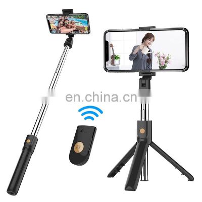 Portable Selfie Stick Remote Control Tripod Handphone Live Photo Holder Tripod Camera Self-Timer Artifact Rod