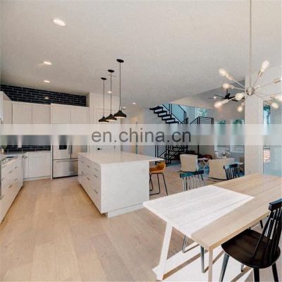 2021 Modern Style Kitchen Cabinet With Island Design For Home Villa