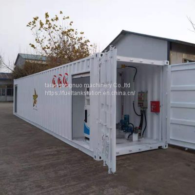 20ft and 40ft Container fuel filling tank mobile fuel station