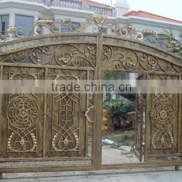 forged iron metal gate