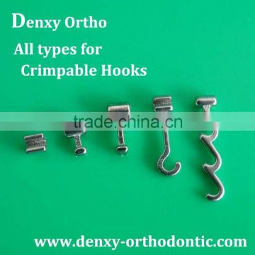 high-quality China manufacturer dental long curved crimpable hook